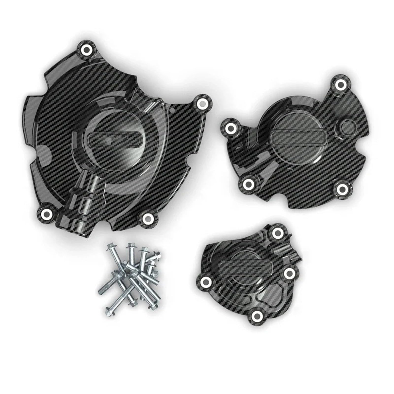 Schutzabdeckung Motorradmotoren Für MT10 Für MT-10 2015 2016 2017 2018 2019 2020 2021 2022 2023 Motorräder Motor Abdeckung Sekundäre Enginecover Set Schutz(1 Set-CF) von PTLYE