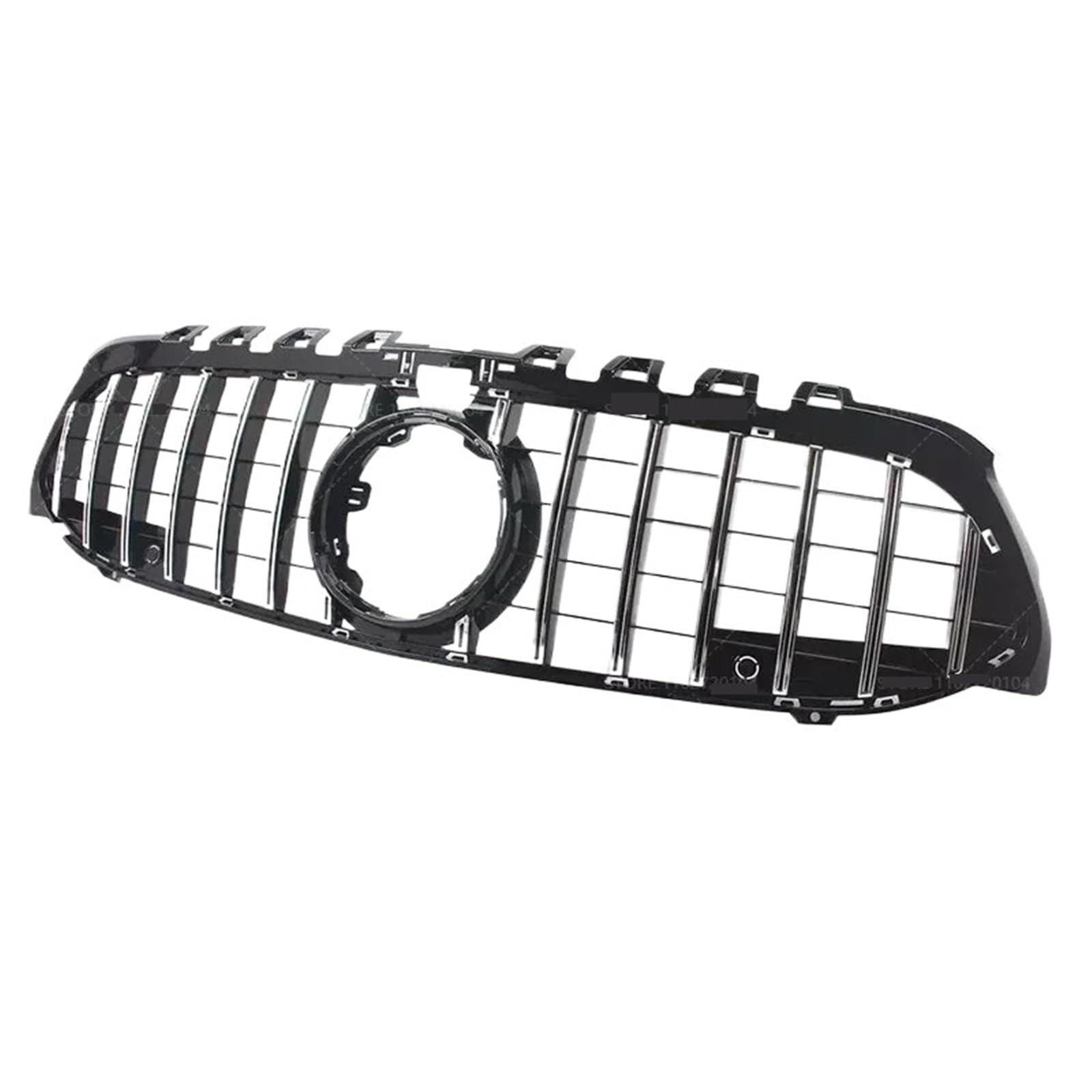 Zentralgrill Vorne Für 2019-2022 W177 A Für Klasse Für Benz A180 A200 A220 A250 A35 Frontschürze GT Mesh Grille Nieren Kühlergrill(W177 19-22 Silver) von PTLYE