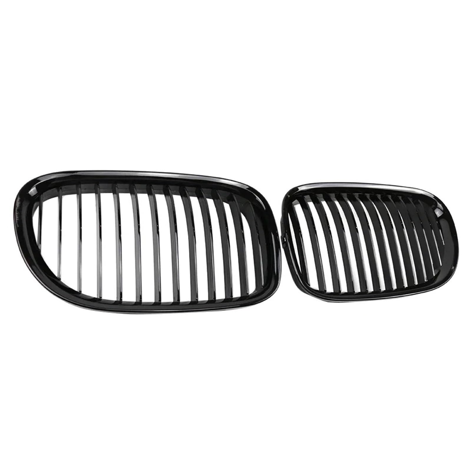 Zentralgrill Vorne Für 7er F01 F02 2009–2016 Für EIN Paar Auto-Frontstoßstangengrill Glänzend Schwarz Nierengitter Einzeilige Gitter Nieren Kühlergrill von PTLYE