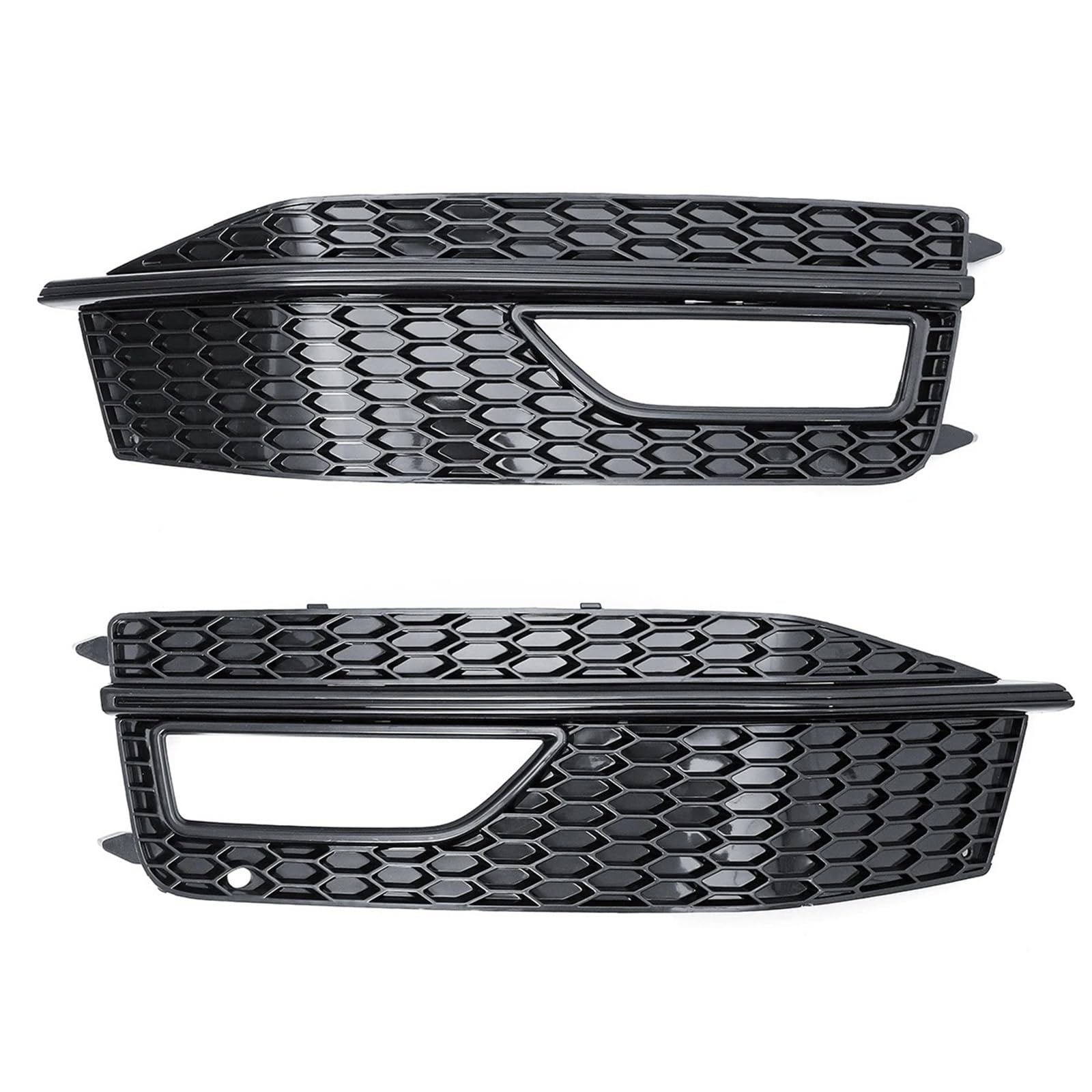 Zentralgrill Vorne Für A4 B8 Für S-Line S4 2012-2015 8K0807681P 8K0807682P Nebel Lampe Grill Abdeckung Paar Front Stoßstange Unteren Nebel Licht Grill Grille Nieren Kühlergrill(with Black) von PTLYE