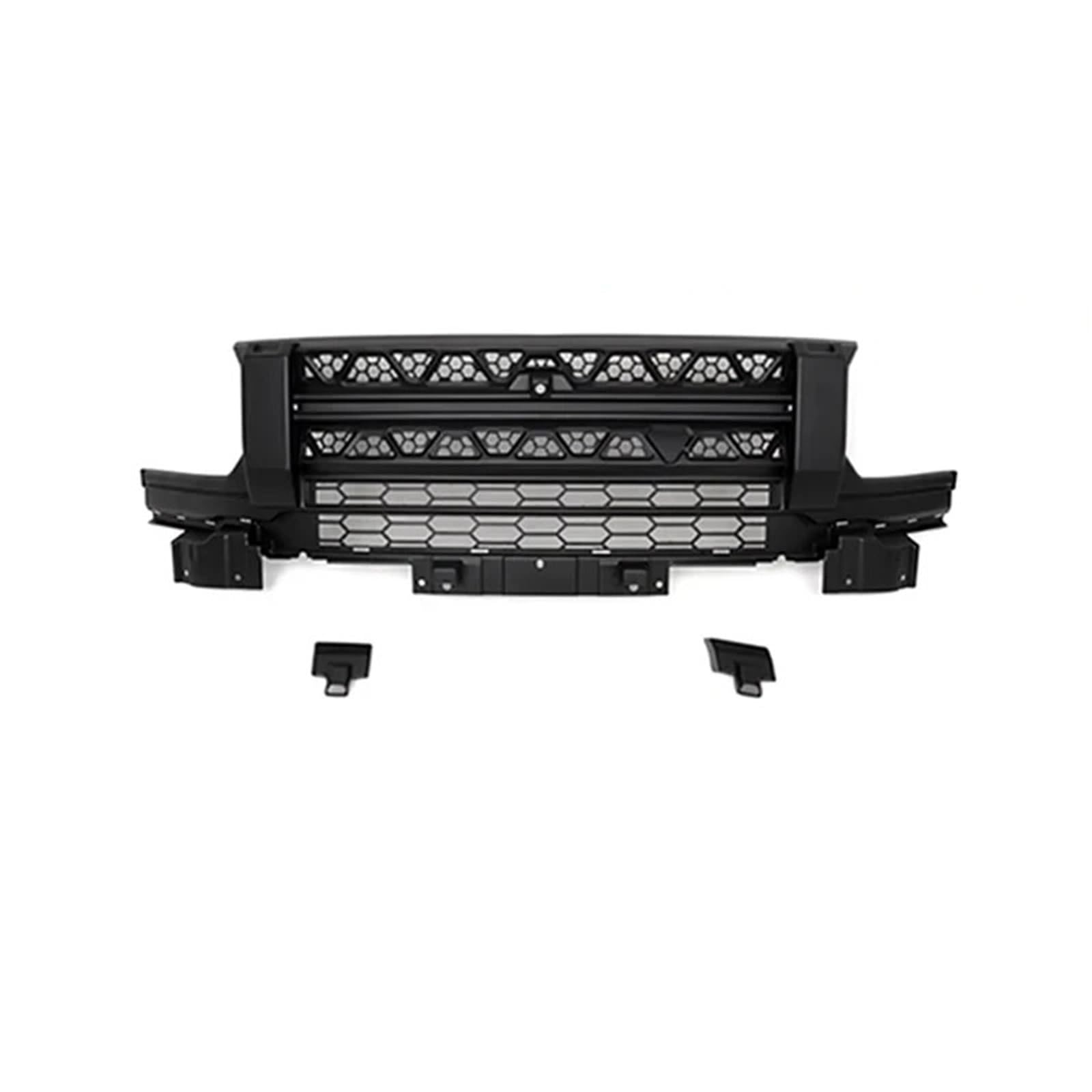 Zentralgrill Vorne Für Chery Für Jetour Für Traveler T2 2023 2024 Modifikation Für ABS Schwarz Grille Auto Außen Trim Teile Auto Front Stoßstange Grille Geeignet Nieren Kühlergrill von PTLYE