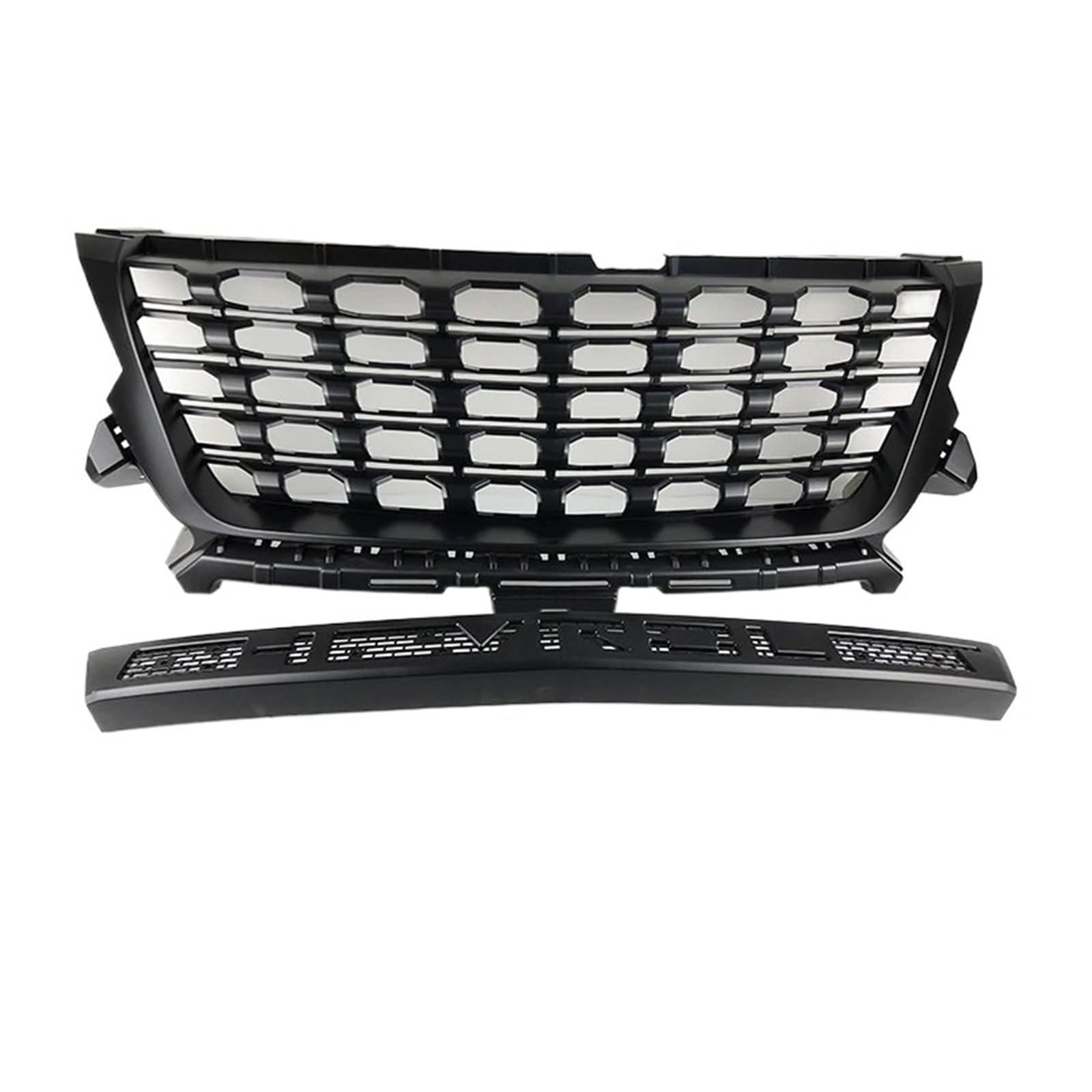 Zentralgrill Vorne Für Chevrolet Für Trailblazer Für Colorado 2016 2017 2019 Für ABS Grille Auto Vorne Racing Grille Kühlergrill Passt Nieren Kühlergrill von PTLYE