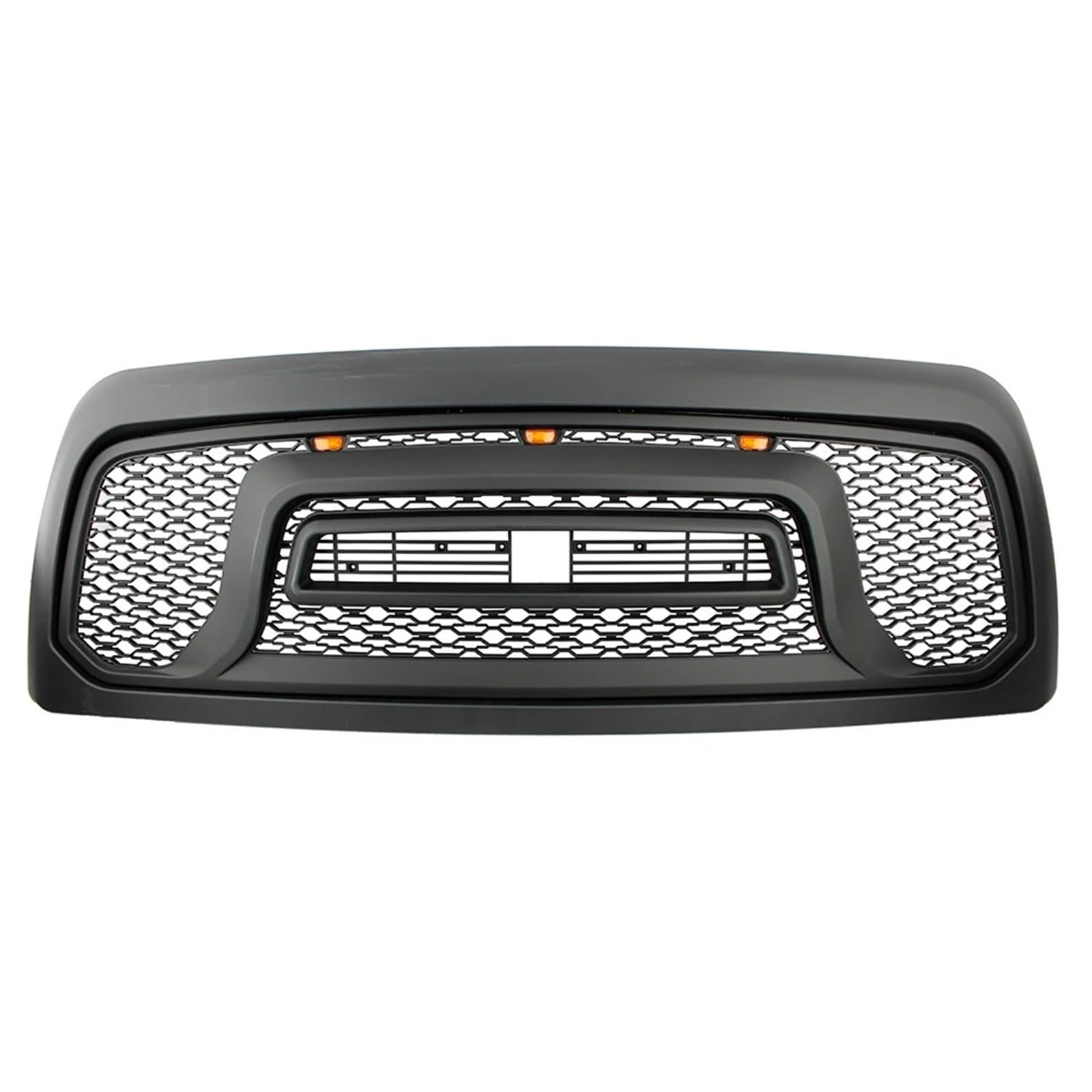 Zentralgrill Vorne Für Dodge Für Ram 2500 3500 4500 2010-2018 Auto Front Racing Facelift Mesh Grille Mit Licht Nieren Kühlergrill von PTLYE