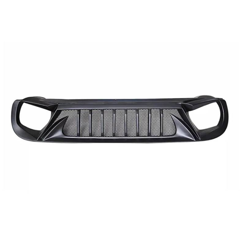 Zentralgrill Vorne Für Jeep Für Renegade Für Agry Für Vogel 2015-2017 2018-2024 J9151 Grille Front Grill Schwarz Für ABS Nieren Kühlergrill(2018-2024) von PTLYE