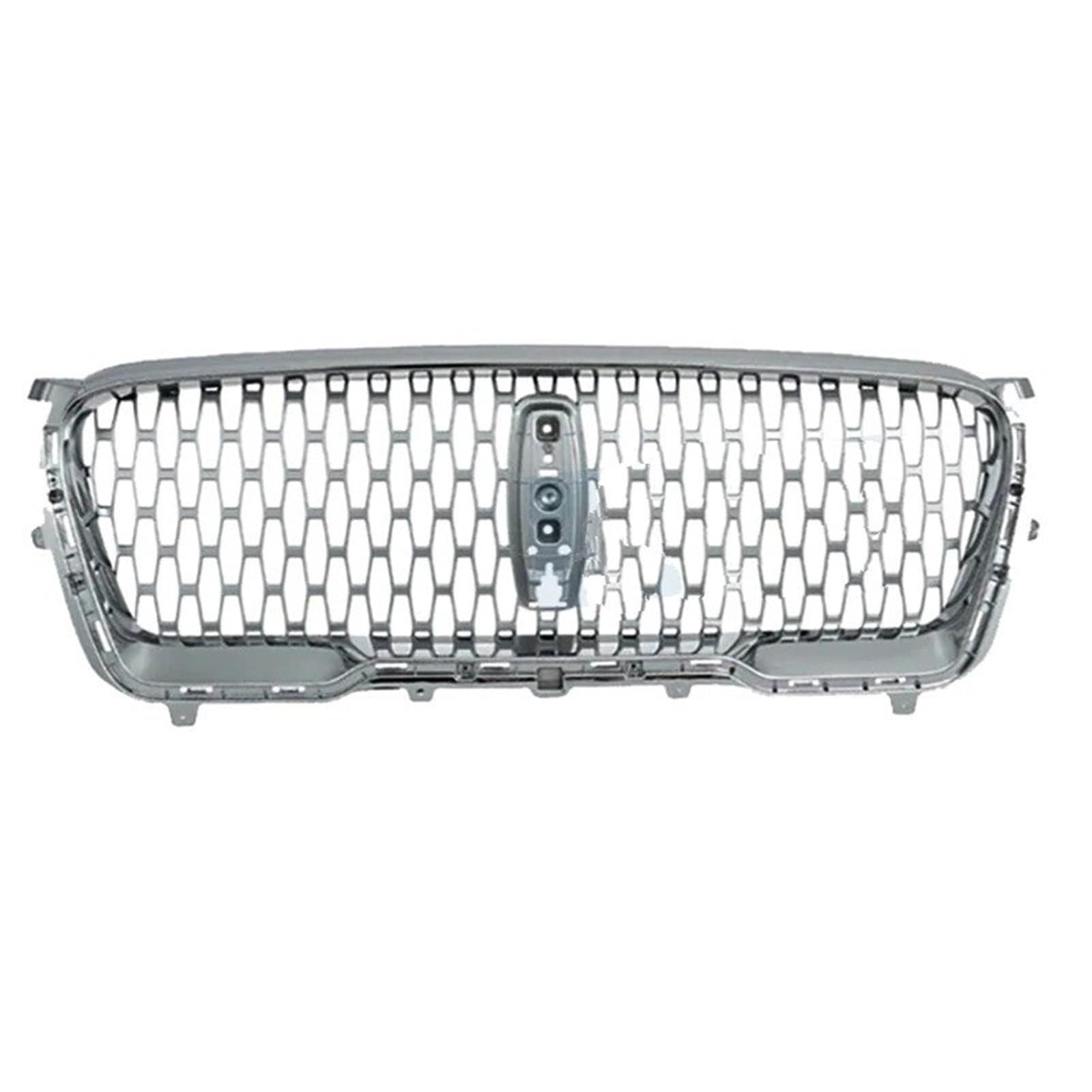 Zentralgrill Vorne Für Lincoln Für Corsair 2020-2022 Auto Zubehör Auto Anterior Reticulum Front Chrome Grille Grid Kühlergrill Maske Nieren Kühlergrill von PTLYE