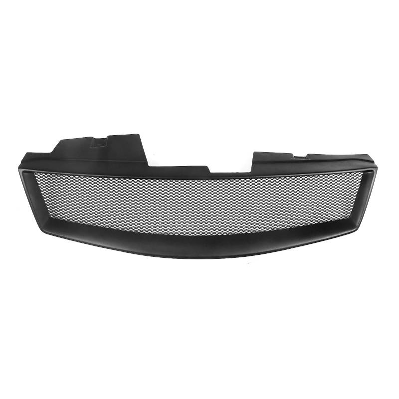 Zentralgrill Vorne Für Nissan Für Sentra 2007-2012 Carbon Faser/Fiberglas Waben Stil Auto Oberen Stoßfänger Haube Mesh Gitter Vorderen Grill Racing Grill Nieren Kühlergrill(Fiberglass) von PTLYE