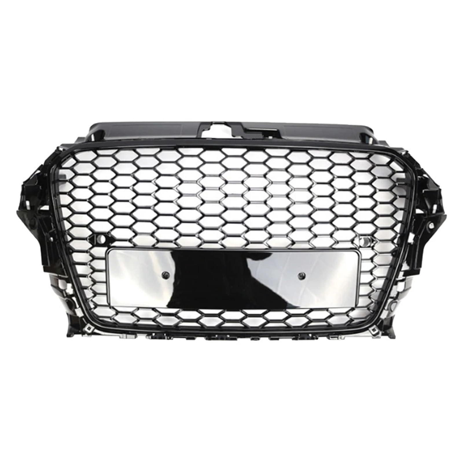 Zentralgrill Vorne Für RS3 Für A3 S3 2013-2015 8V3853651 Auto Front Mesh Stoßstange Haube Grille Racing Grills Waben Kühler Stoßstange Grille Abdeckung Nieren Kühlergrill von PTLYE