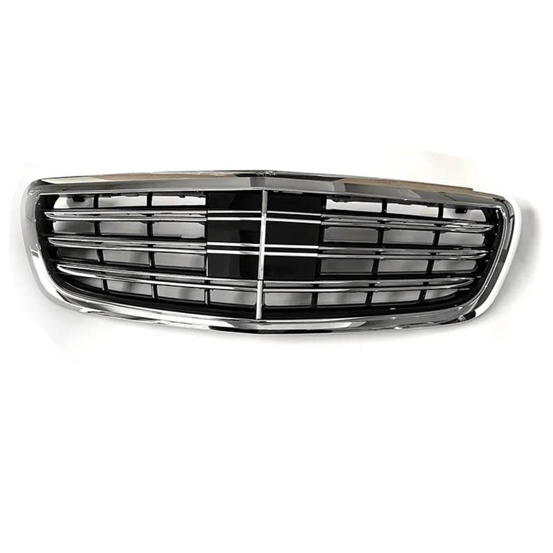 Zentralgrill Vorne Für S-Klasse W222 2014–2020 Modifiziert Für AMG-Modell Kühlergrill Auto-Ersatz Geeignet Nieren Kühlergrill von PTLYE