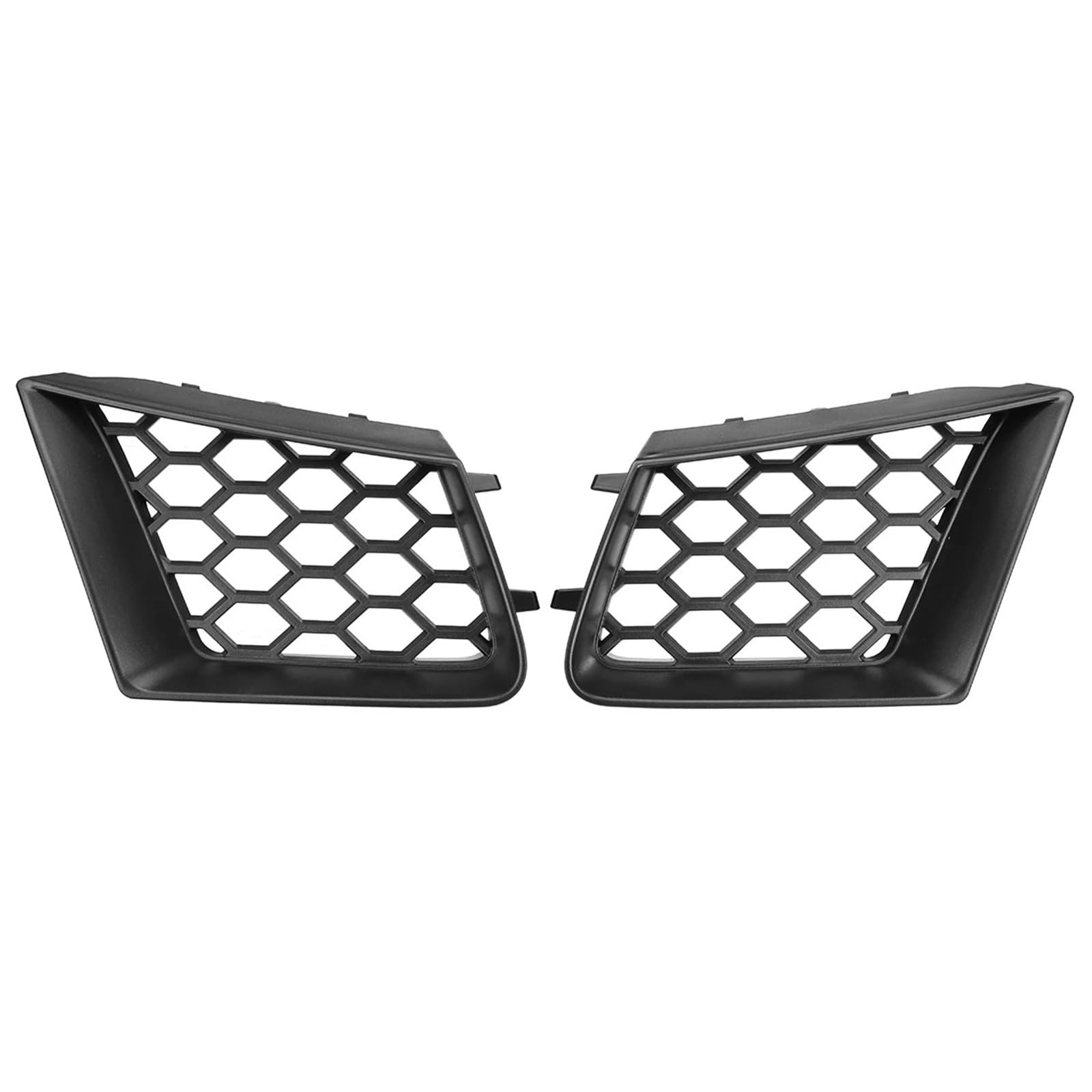 Zentralgrill Vorne Für Seat Für Ibiza Für Cordoba 6L 2002 2003 2004 2005 2006 2007 2008 2009 2X Frontstoßstange Oberer Grill Links Rechts Mattschwarz Ersatz Nieren Kühlergrill von PTLYE