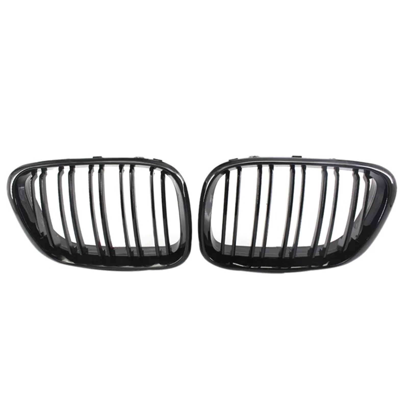 Zentralgrill Vorne Für X5 E53 1998–2003 Doppellamellen Sportstil Glänzend Schwarz Frontgrill Nierengrill-Ersatz Nieren Kühlergrill von PTLYE