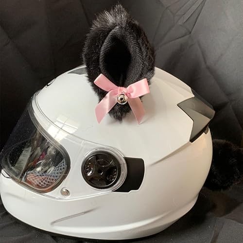 PTNKUIIY Motorrad Helm-Ohren,Helm-Accessoires Katzenohren für Helm Niedlich Motorrad Katzenohren Dekoration Ski-Ohren Plüsch Katzenohrform Helm Dekoration für Skihelm, Motorradhelm, Fahrradhelm von PTNKUIIY