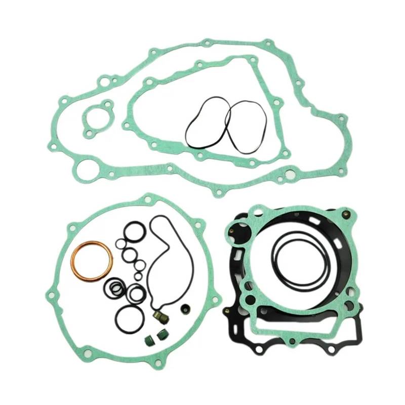 Motorrad Komplette zylinderkopf dichtung Motor Kurbelgehäuse Dichtung Kits for ATV YFZ450 ATV 2004-2009 2012 2013 YFZ450X 2008(Gasket kit) von PTSZNGS