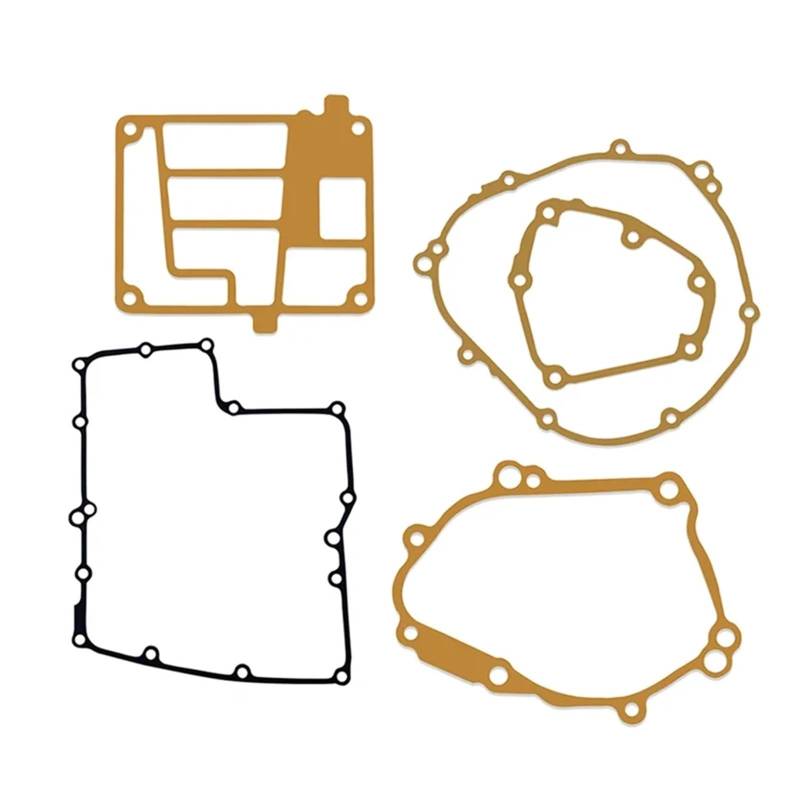 Motorrad Motor oben links rechts Kurbelgehäuse Kupplungsdeckel Ölpumpendichtung for FZ1 07–14 FZ8 FZ8N 11–13 YZFR1 YZF-R1 07–08(Gasket kit) von PTSZNGS