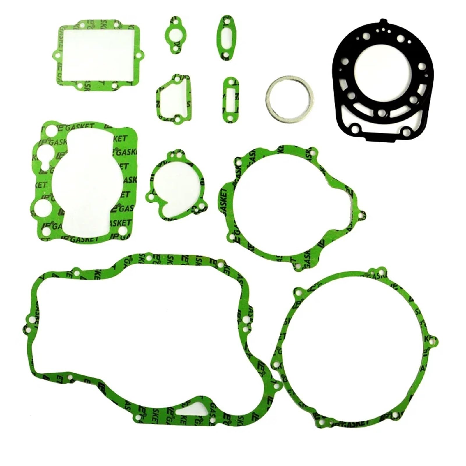 Motorrad-Motorzylinder inklusive Kurbelgehäusedeckel, Zylinderdichtungssatz-Set for KX250 1992 KX 250 von PTSZNGS