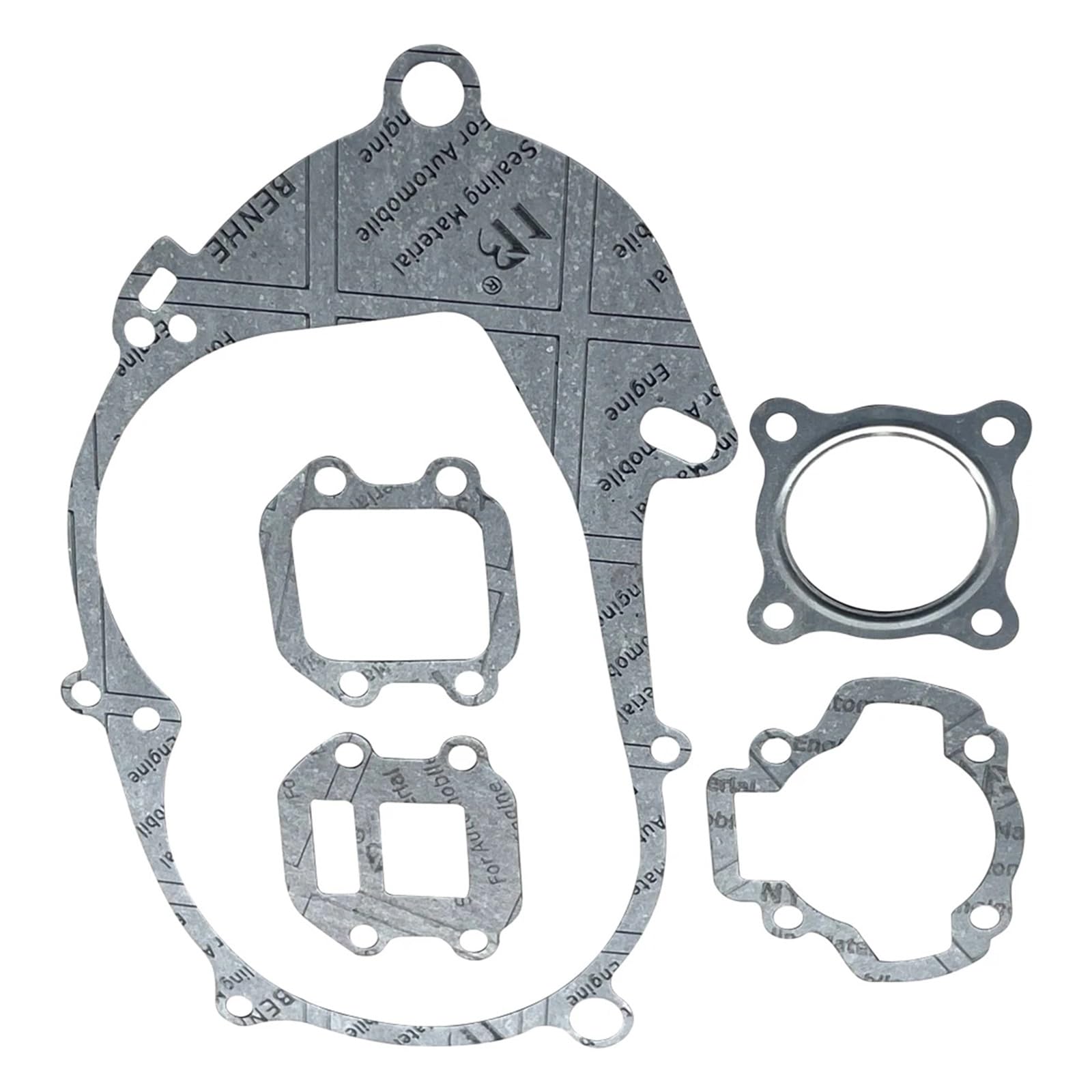 Motorrad Zylinderkopf Kurbelgehäusedeckel Ventilsitz Dichtungssatz for MJ50J 1982 LC50G 1980 QT50 79-87 von PTSZNGS