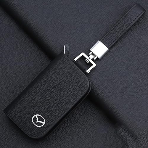 Autoschlüssel Hülle für Mazda 3 CX4 CX50 CX30 Atez, Staubdicht Gute Qualität Autoschlüsselgehäuse, Verschleißfest Auto Schlüssel Schutzhülle Schlüsselbox Cover,C Black von PUBIBD