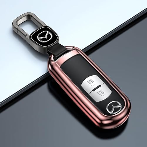 Autoschlüssel Hülle für Mazda CX4 Atenza CX5 3 Axela, Staubdicht Gute Qualität Autoschlüsselgehäuse, Verschleißfest Auto Schlüssel Schutzhülle Schlüsselbox Cover,B von PUBIBD