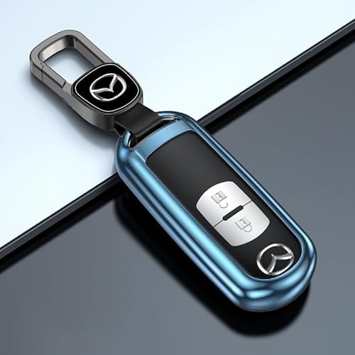Autoschlüssel Hülle für Mazda CX4 Atenza CX5 3 Axela, Staubdicht Gute Qualität Autoschlüsselgehäuse, Verschleißfest Auto Schlüssel Schutzhülle Schlüsselbox Cover,D von PUBIBD