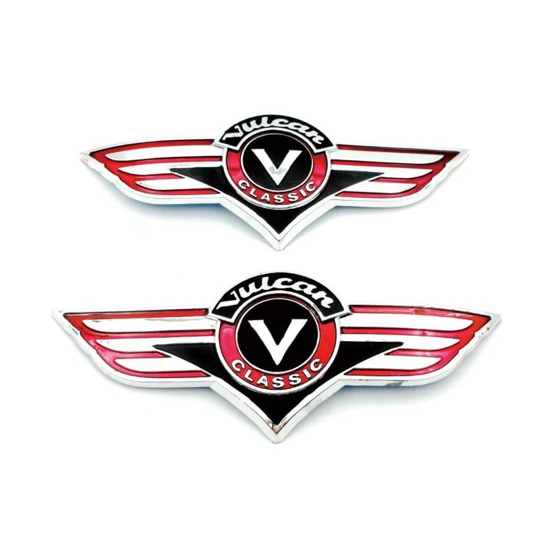 Für Kawasaki VN Vulcan Classic VN400 VN500 VN800 VN1500 Gas Tank Emblem Aufkleber Abzeichen Aufkleber von PUCIO