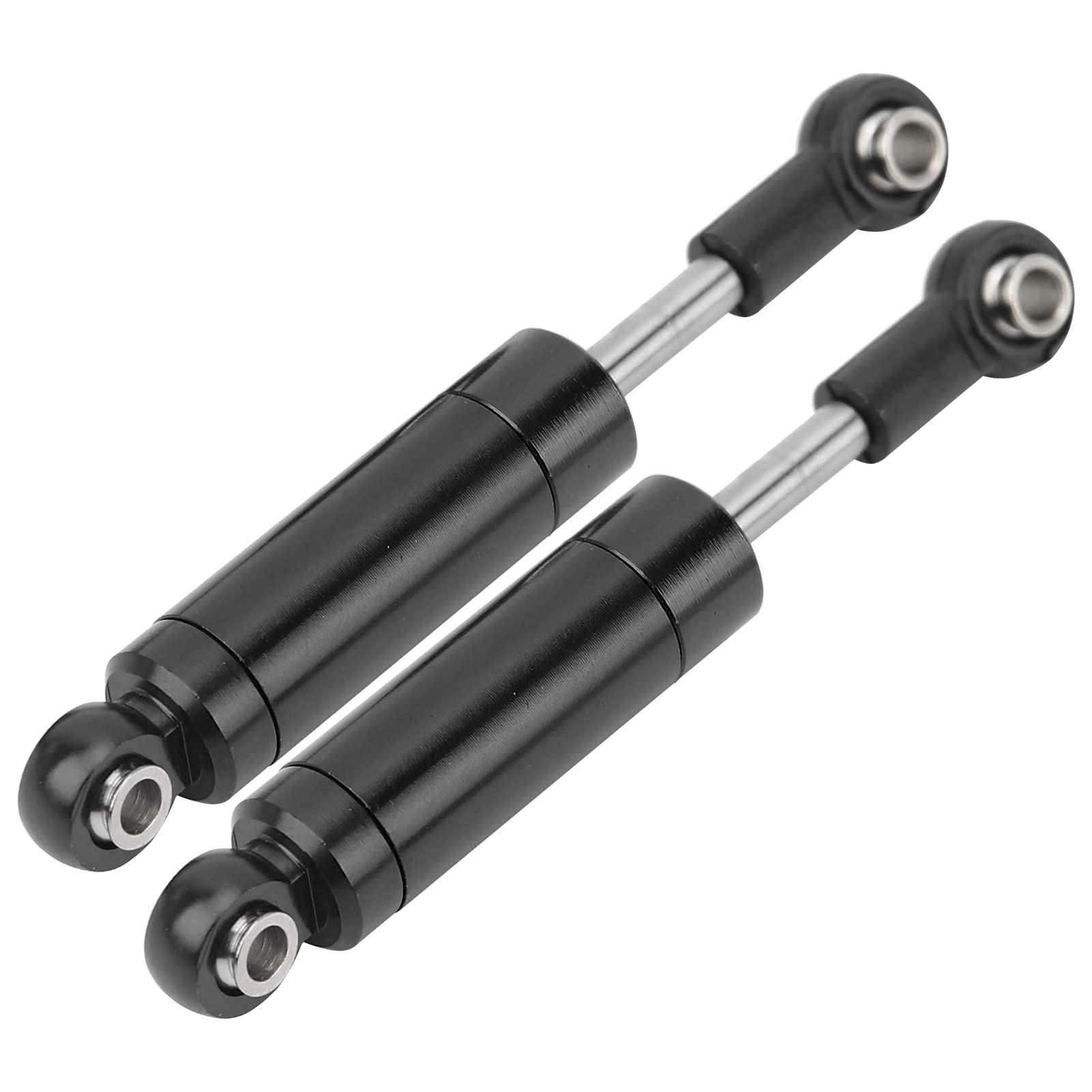 2pcs RC 72 Mm Federloser Stoßdämpfer Aluminium -Dämpfer für 1/10 RC -Auto, Speziell für Slash Ausgelegt (Schwarz) von PUNELE