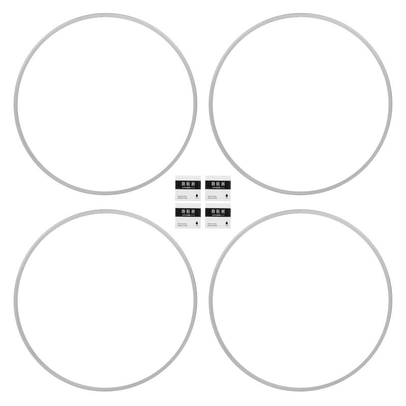 Universeller Aluminiumlegierung Randschutzschutz, Selbstklebender 19 -Zoll (Silber) von PUNELE