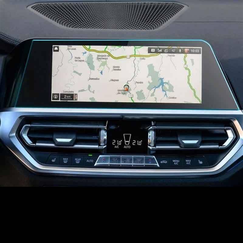 Auto GPS Navi Folie Kompatibel Mit 3 Series G20 G21 2020 2021, Autoradio, GPS-Navigation, Schutzfolie, Gehärtetes Glas, Displayschutzfolie Für Den Innenraum(LHD GPS Protector) von PUNICS