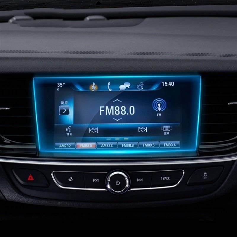 Auto GPS Navi Folie Kompatibel Mit Buick Für Regal 2017–2023, Auto-LCD-Display-Schutzfolie, Auto-Navigations-Displayschutz, Auto-GPS-Navigationsfolie, Innenraum-Refit von PUNICS