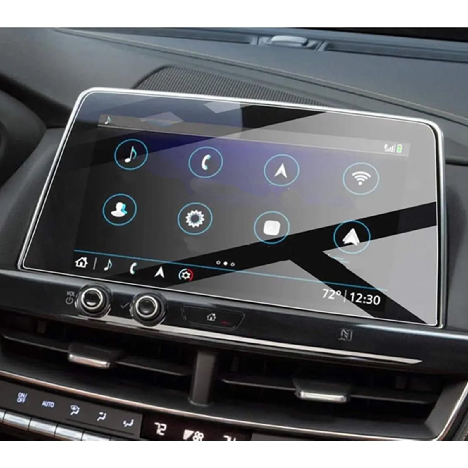 Auto GPS Navi Folie Kompatibel Mit Cadillac Für CT5 2020 2021 2022 2023 Autonavigationsfolie Auto-LCD-GPS-Bildschirmschutzfolie Aus Gehärtetem Glas von PUNICS