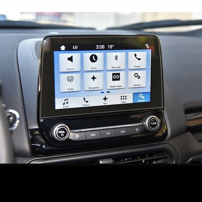 Auto GPS Navi Folie Kompatibel Mit Ford Für Ecosport 2018 2019 2020 8 Zoll 9 Zoll Auto GPS Navigation Bildschirm Gehärteter Film Schutz Display Schutzfolie(8 inch) von PUNICS