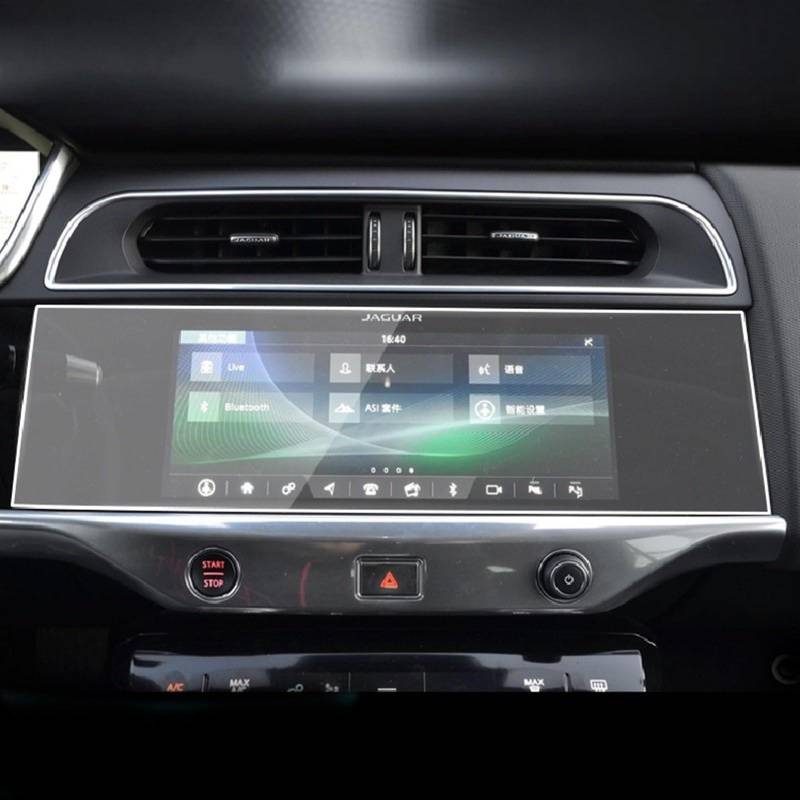 Auto GPS Navi Folie Kompatibel Mit Jaguar Für I-PACE 2021 2022 2023 Auto GPS Navigation Schutzfolie Auto Display Schutzfolie LCD Displayschutzfolie von PUNICS