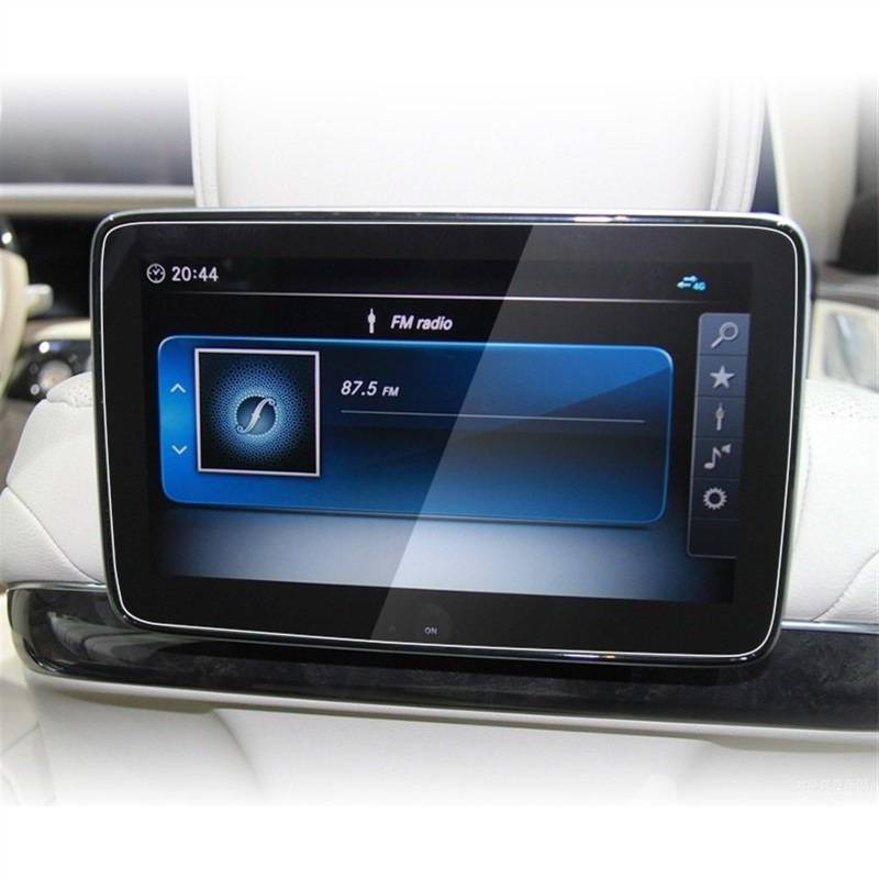 Auto GPS Navi Folie Kompatibel Mit Mercedes Für Benz Für S-Class W223 2021, Auto-Navigation, Gehärtetes Glas, Displayschutzfolie, GPS-Navigationsfolie, Auto-Schutzfolie(4 (2 PCS)) von PUNICS