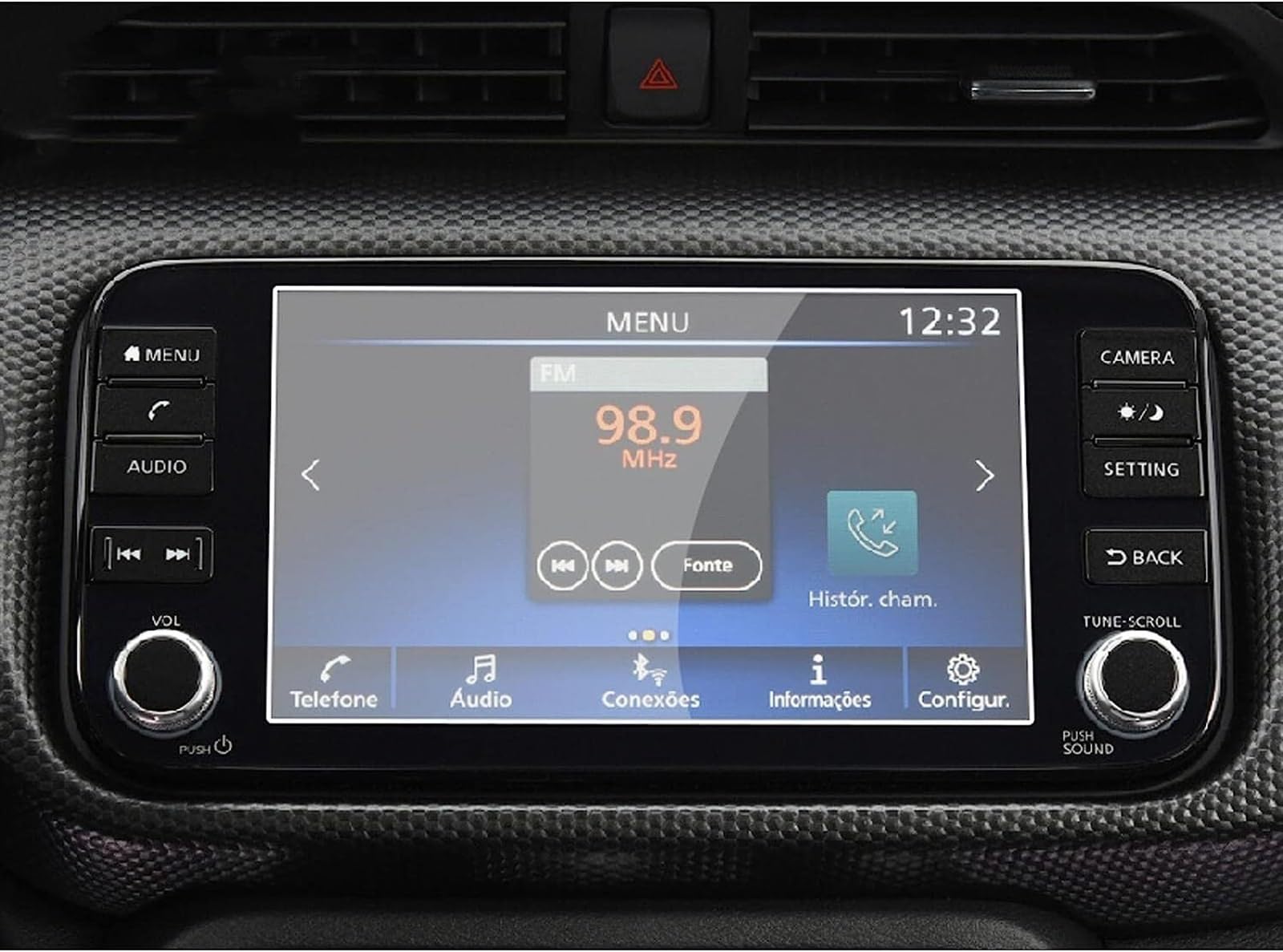 Auto GPS Navi Folie Kompatibel Mit Nissan Für Kicks 2016 2017 2018 2019 2020 2021 2022 2023 GPS-Navigationsbildschirm-Schutzfolie PET-Folie Schutzfolie Innen(152x85mm) von PUNICS