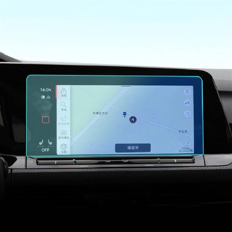 Auto GPS Navi Folie Kompatibel Mit VW Für Golf 2020 2021 2022, Auto-Navigations-Displayschutz, LCD-Display-Schutzfolie, Auto-GPS-Navigationsfolie, Refit(GPS Navigation) von PUNICS