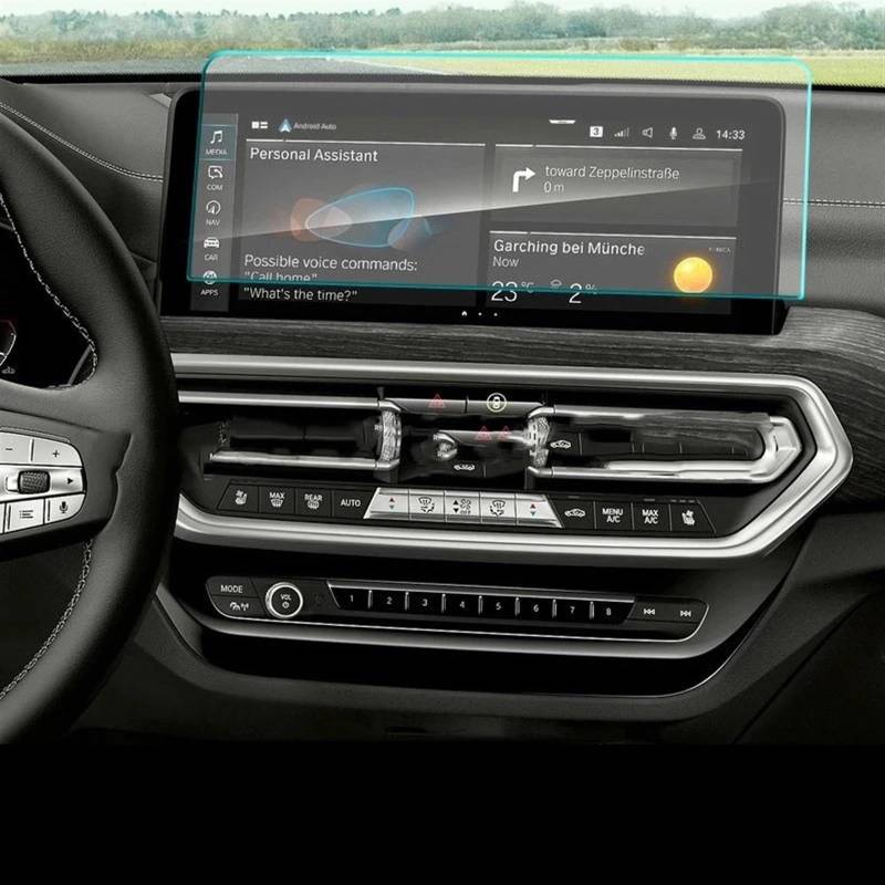 Auto GPS Navi Folie Kompatibel Mit X3 2020, Auto-Innenraum, Radio, GPS, Navigation, Gehärtetes Glas, Displayschutzfolie, Display-Schutzfolie, Auto-Innenraum von PUNICS