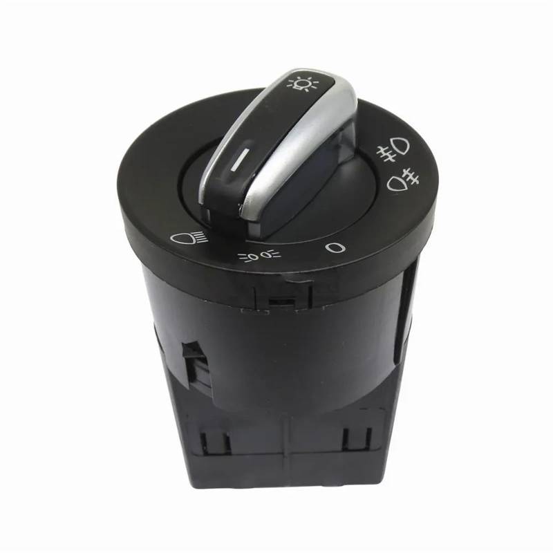 Kompatibel Mit Vw Für Passat B5 B5.5 Für Polo 9n 9n3 Für Lupo Auto Scheinwerfer Nebel Licht Lampe Control Schalter Scheinwerfer Schalter 3BD941531 scheinwerferschalter lichtsensor(With Chrome) von PUNICS