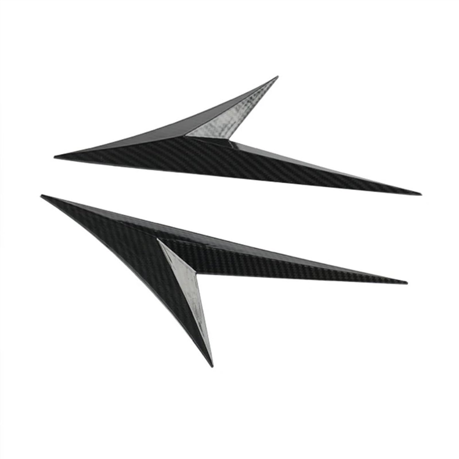 Lufteinlass Schaufel Kompatibel Mit A3 A4 A5 A6 A7 Auto mudguard Side Air Vent Outlet Dekorative Zierleiste Aufkleber Shark Side Wing Modifizierte Teile(2) von PUNICS