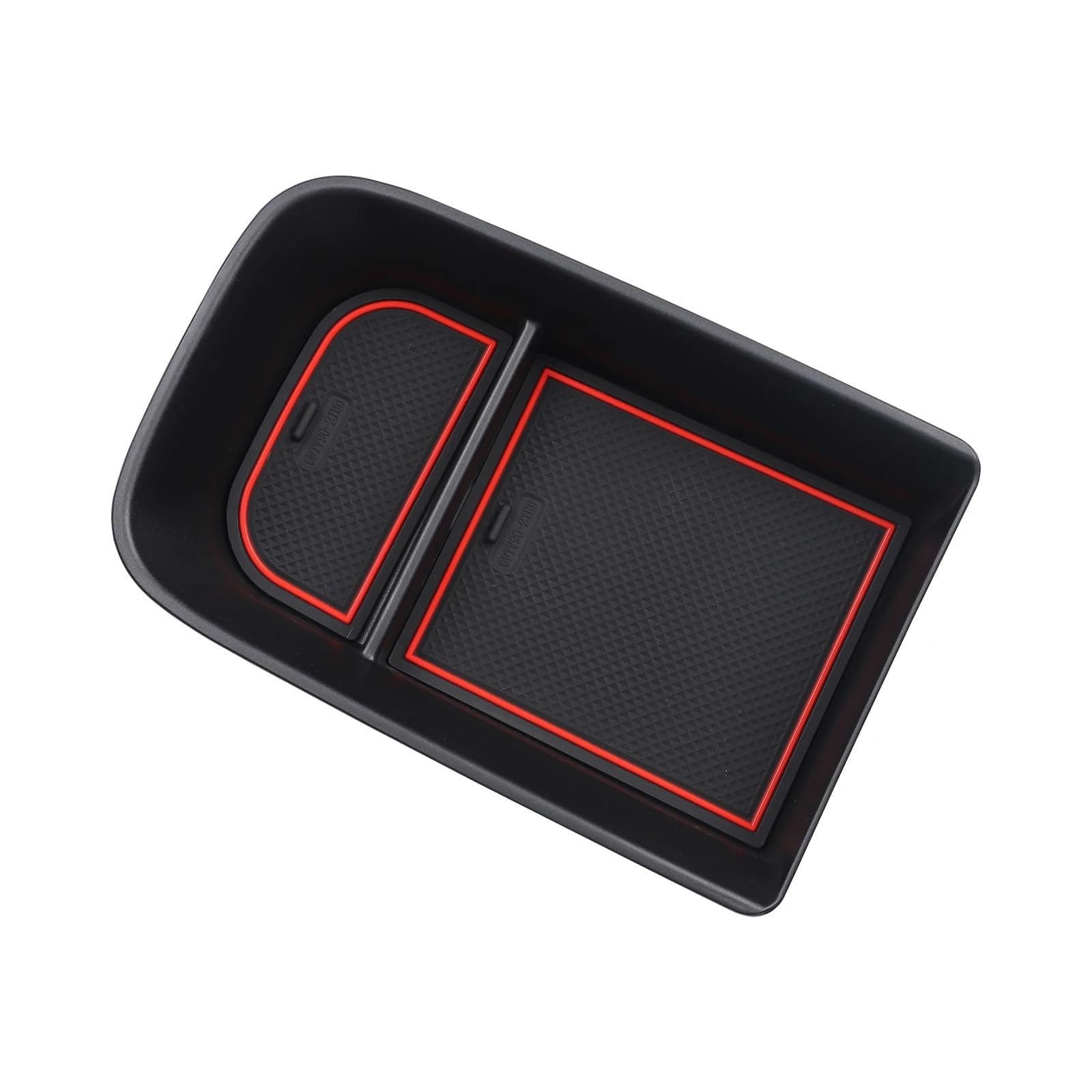 PUNICS Auto Zentrale Steuerung Tray Kompatibel Mit Toyota Für Noah Für Voxy Für 90 Serie 1 Stück Auto Mittelkonsole Armlehne Aufbewahrungsbox Fach Organizer Zubehör Aufräumen(Red Line) von PUNICS