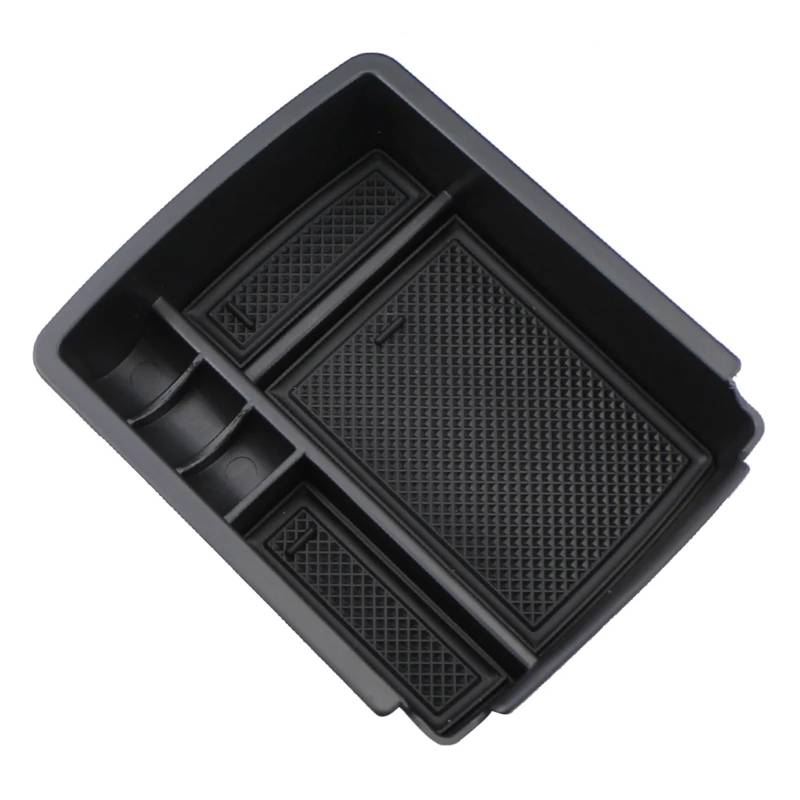 PUNICS Auto Zentrale Steuerung Tray Kompatibel Mit VW Für Golf 7 Mk7 VII 5G Für GTI R 2013 2014 2015 2016 2017 2018 2019 Auto-Mittelarmlehnen-Aufbewahrungsbox, Behälterhalter, Tablett-Organizer von PUNICS