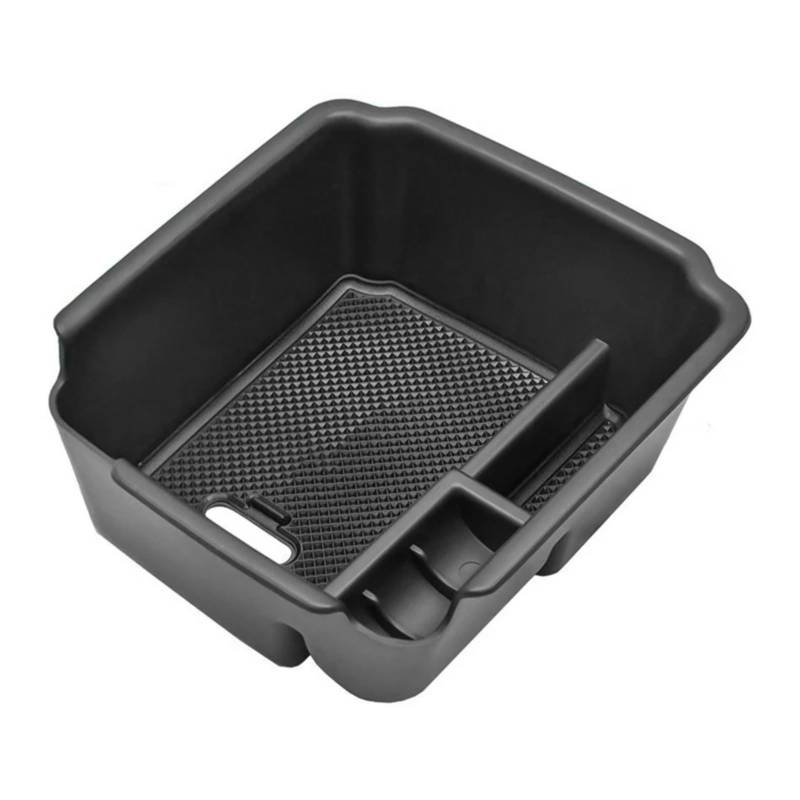 PUNICS Auto Zentrale Steuerung Tray Kompatibel Mit VW Für Tiguan 2018 2019 2020 2021 2022 2023 2024 Für Taos 2022 2013 2024 Armlehne Sekundäre Aufbewahrungsbox Mittelkonsole Organizer(Black) von PUNICS