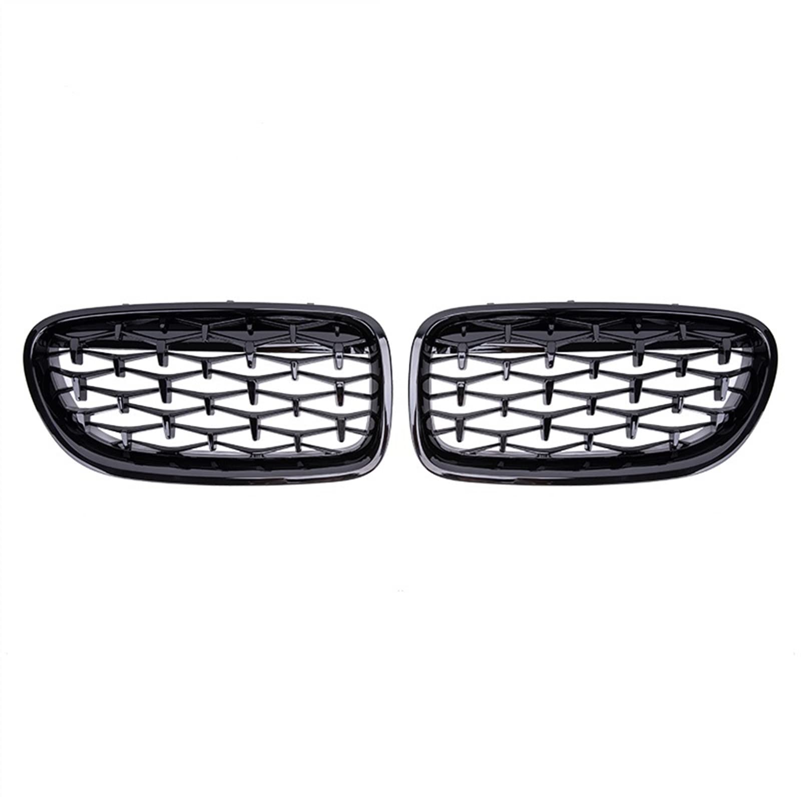 PUNICS Frontgrill Kompatibel Mit 5er 520 523 525 Für F10 F18 2010 2011 2012 2013 Nierengitter Lufteinlass Grill Auto Frontgitter Stoßstange Motorhaube Obere Gitterabdeckung(Black) von PUNICS