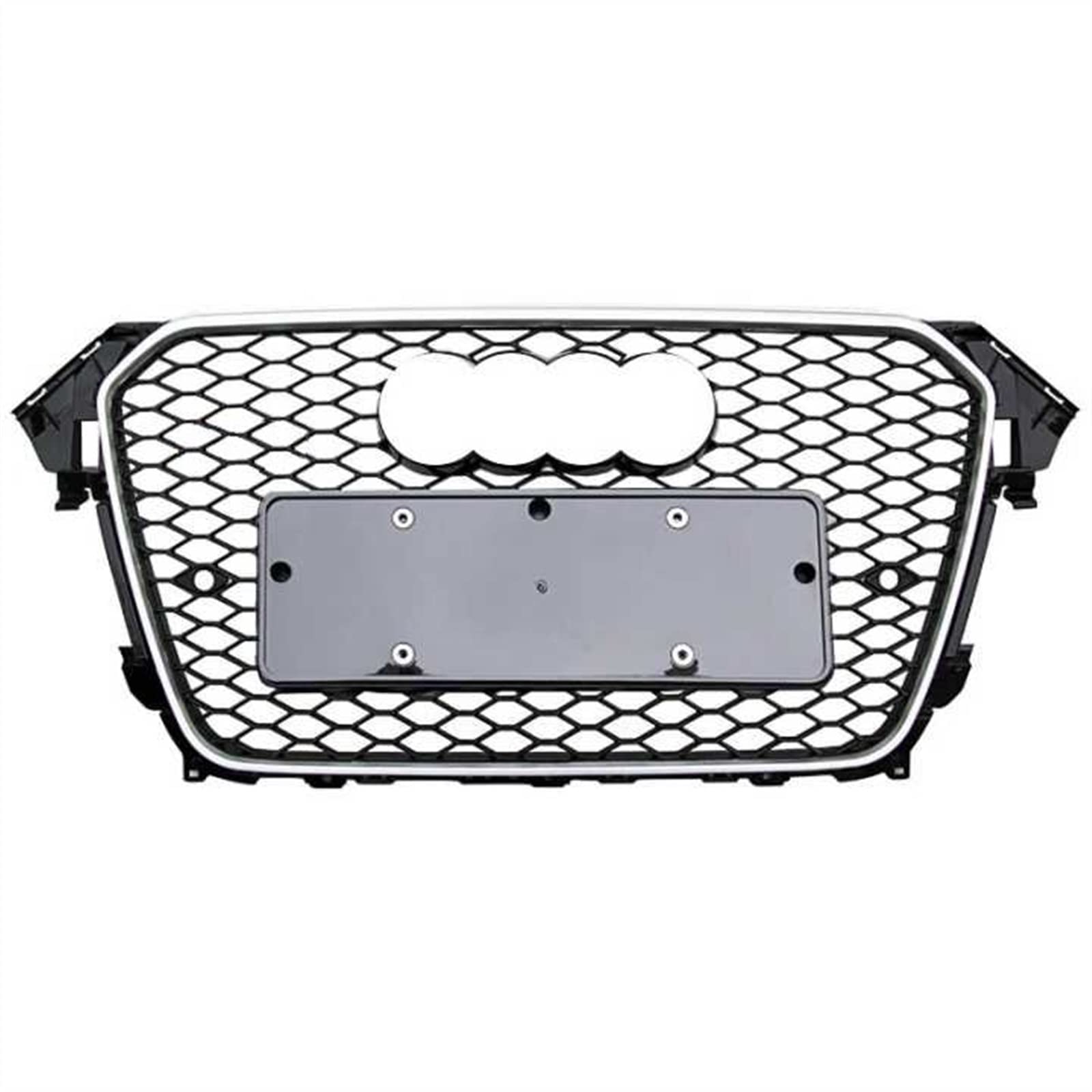 PUNICS Frontgrill Kompatibel Mit A4 RS 4 2013 2014 2015 Nierengitter Lufteinlassgitter Obere Grillabdeckung Auto-Frontgitter Stoßfängerhaube von PUNICS