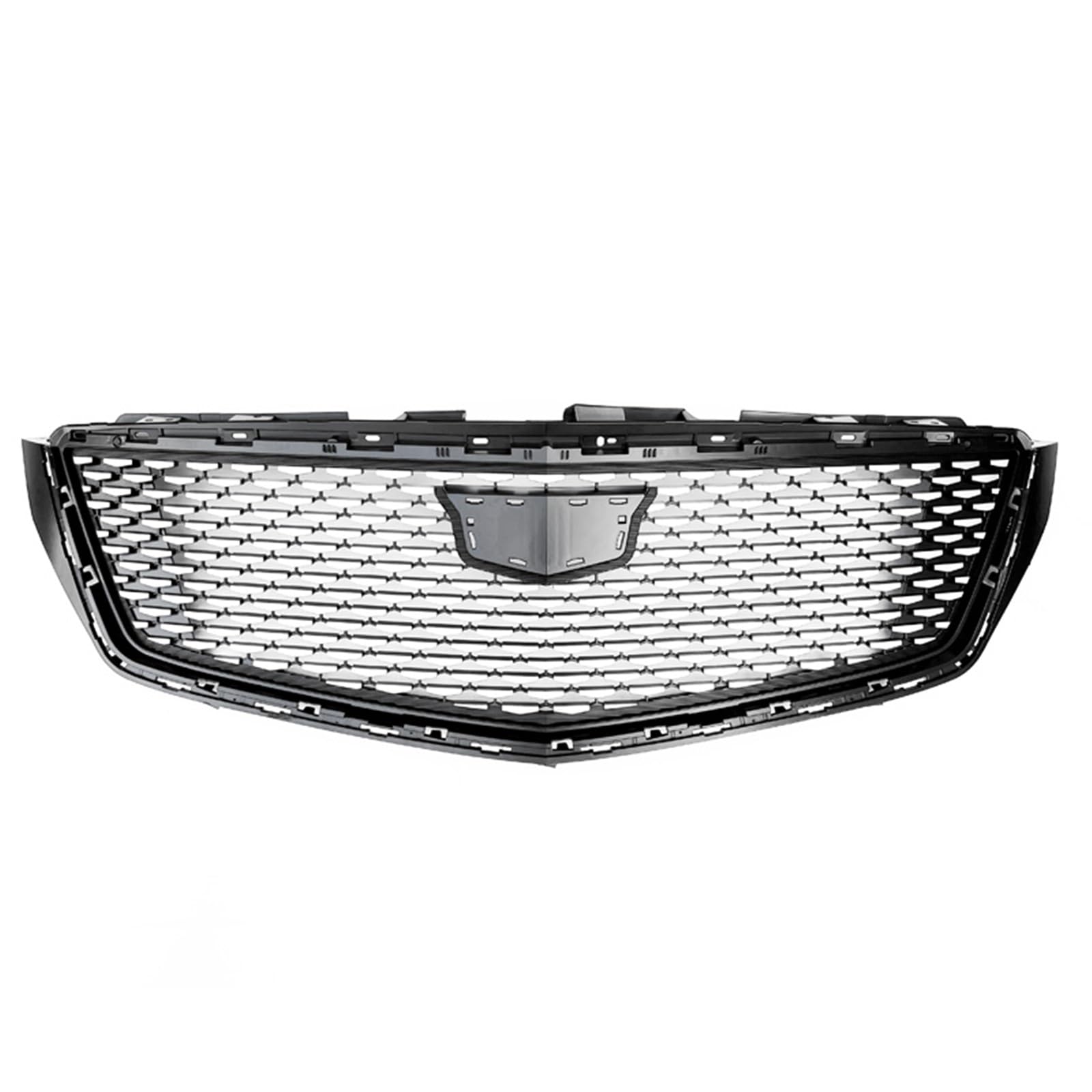 PUNICS Frontgrill Kompatibel Mit Cadillac Für XTS 2018 2019 2020, Wabenstil-Frontgrill, Obere Entlüftung, Netzgitter, Stoßstangen-Ansaughaube von PUNICS