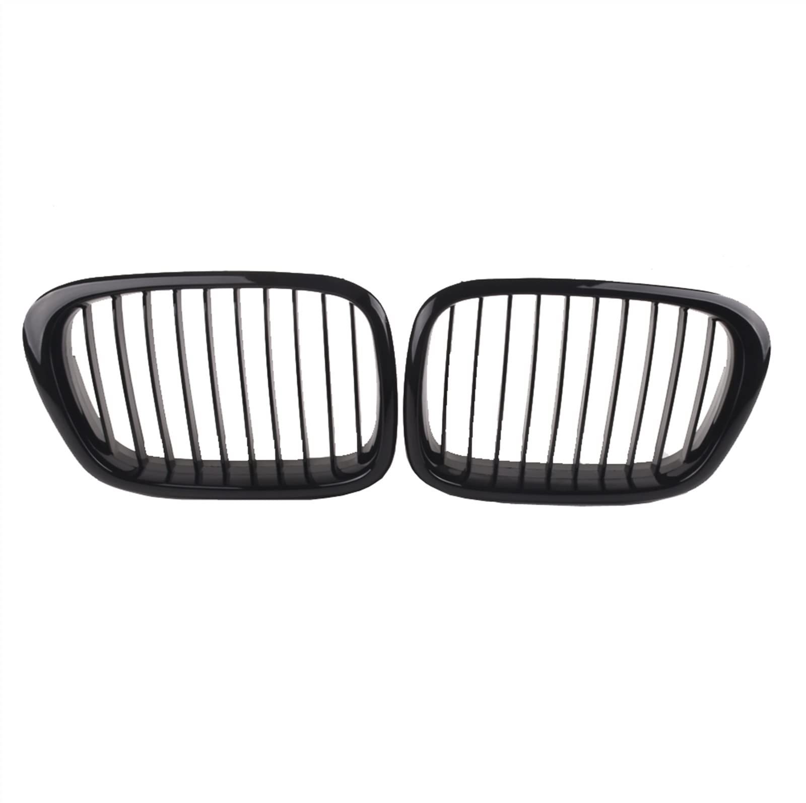 PUNICS Frontgrill Kompatibel Mit E39 525 528 530 535 M5 1997 1998 1999 2000 2001 2002 2003 Nierengitter Lufteinlass Grill Auto Frontstoßstange Obere Grillabdeckung(Matte Black) von PUNICS