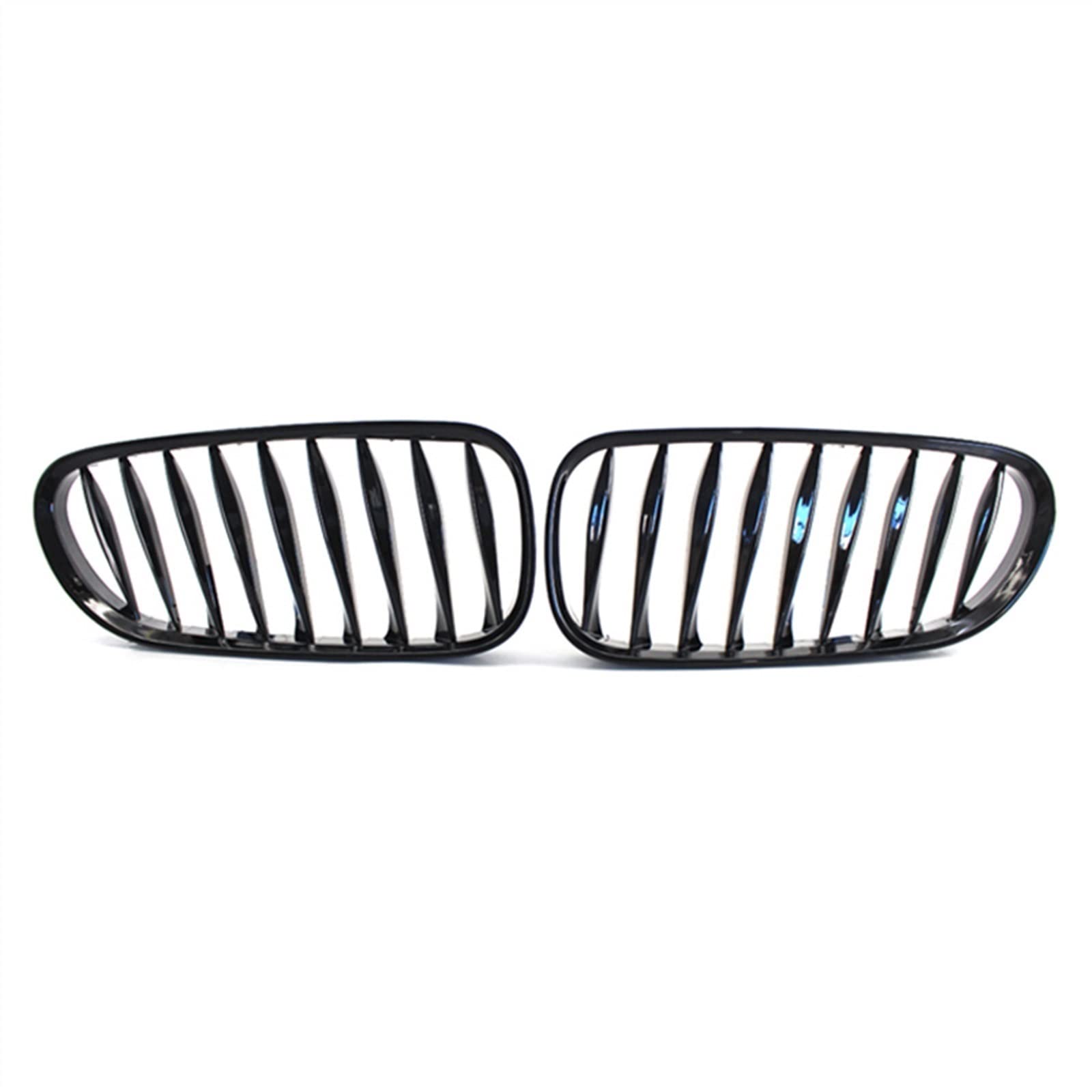 PUNICS Frontgrill Kompatibel Mit E85 E86 Z4 2003 2004 2005 2006 2007 2008 Nierengitter Lufteinlass Grill Auto Frontgitter Stoßstange Motorhaube Obere Grillabdeckung(Gloss Black) von PUNICS