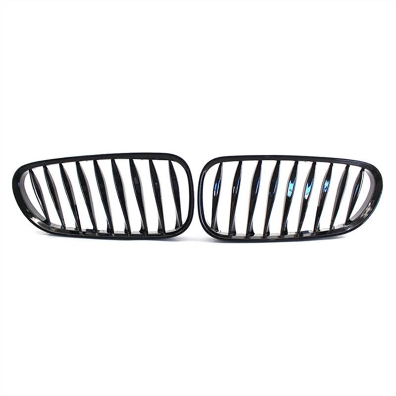 PUNICS Frontgrill Kompatibel Mit E85 E86 Z4 2003 2004 2005 2006 2007 2008 Nierengitter Lufteinlass Grill Auto Frontgitter Stoßstange Motorhaube Obere Grillabdeckung(Gloss Black) von PUNICS