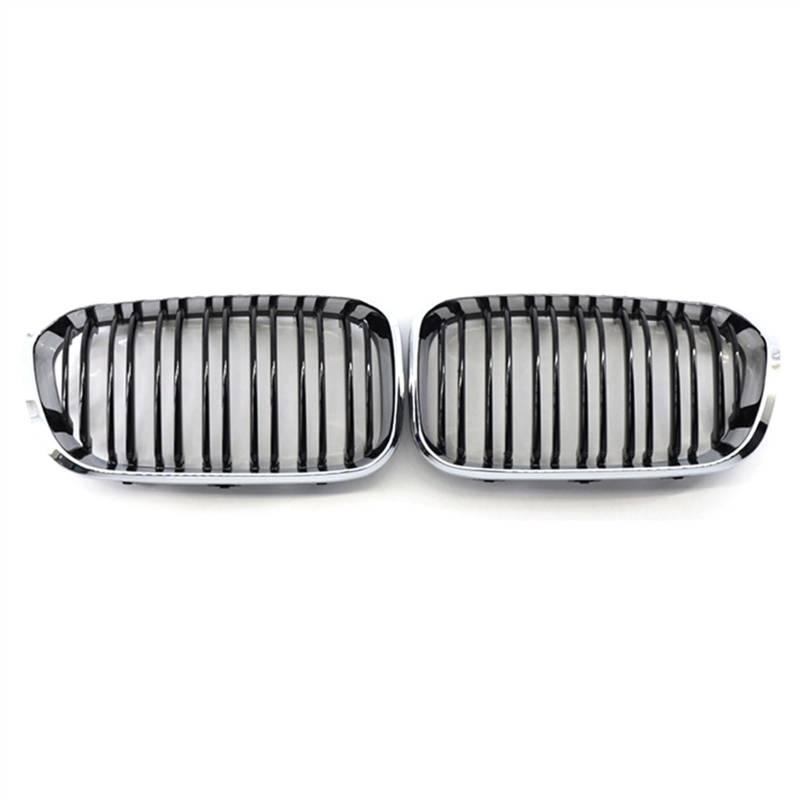 PUNICS Frontgrill Kompatibel Mit F20 F21 LCI 120i 2015 2016 2017 2018 Oberer Kühlergrill-Abdeckungs-Grill-Lufteinlass-Grilla-Auto-Front-Nieren-Grill(Chrome) von PUNICS