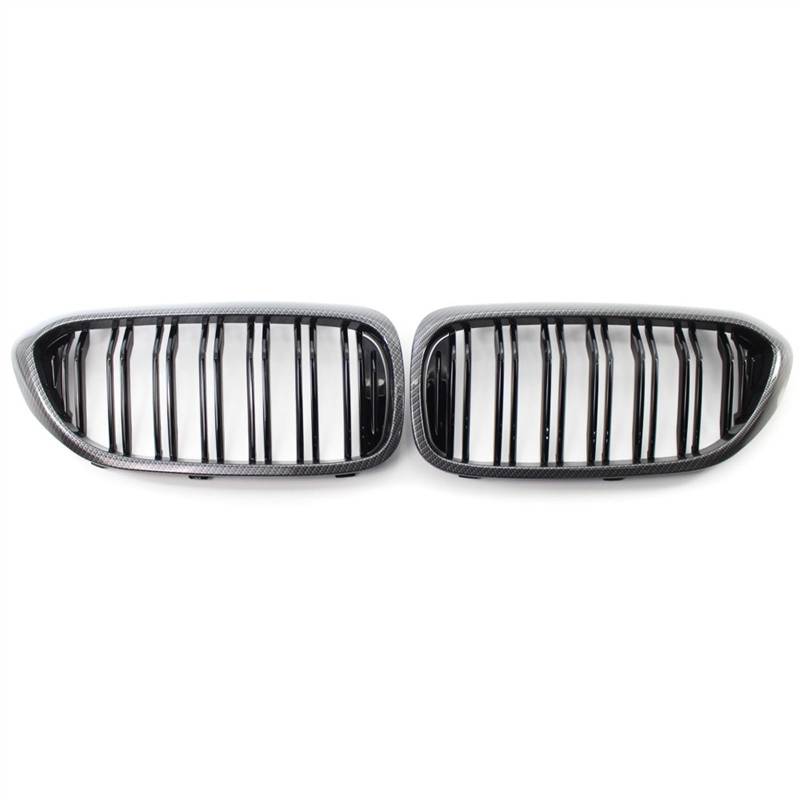 PUNICS Frontgrill Kompatibel Mit M5 G31 G30 G31 2016 2017 2018 2019 Auto-Stoßstangenhaube, Oberer Kühlergrill, Vordere Nierengitter, Lufteinlassgrill(Carbon Fiber) von PUNICS