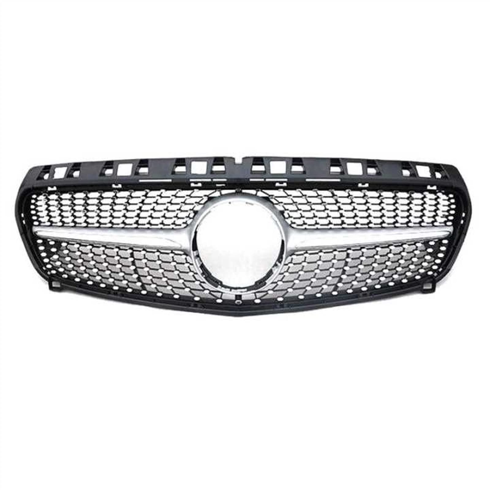 PUNICS Frontgrill Kompatibel Mit Mercedes Für Benz Für W176 A-Serie 2012 2013 2014 2015 Nierengitter Lufteinlassgrill Auto-Frontgitter Stoßstangenhaube Obere Grillabdeckung von PUNICS