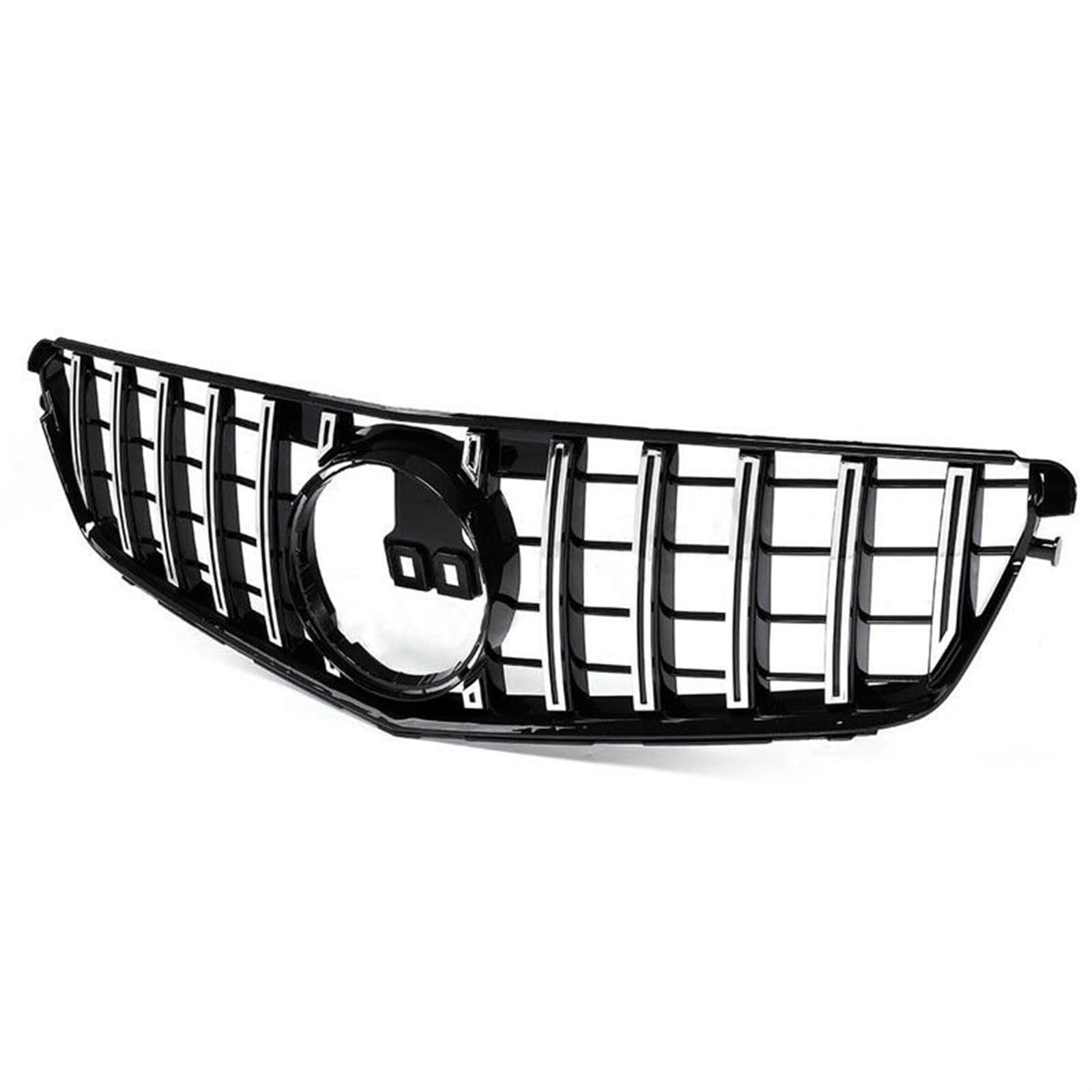 PUNICS Frontgrill Kompatibel Mit Mercedes Für Benz Für W204 C200 C250 C300 GT C-Klasse 2007 2008 2009 2010 2011 2012 2013 2014 Frontgrill Auto Oberstoßstange Haube Mesh Grid Kit von PUNICS