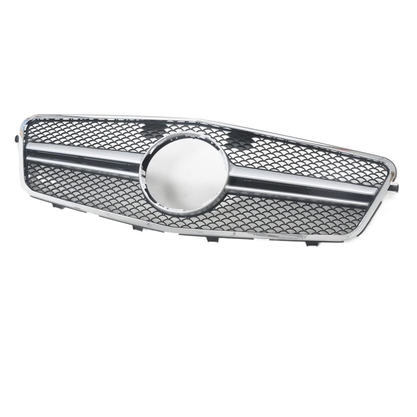 PUNICS Frontgrill Kompatibel Mit Mercedes Für Benz Für W212 E250 E300 E500 E550 AMG E-Klasse 2009 2010 2011 2012 2013, Auto-Kühler-Lüftungsgitter, Frontgrill, Obere Stoßstange, Haubengitter von PUNICS